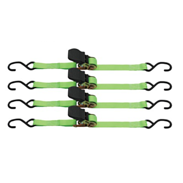 GRIP Ratchet Tie Downs 1x15 4pc 400lb