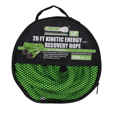 GRIP Kinetic Recovery Rope 20' x 1/2"