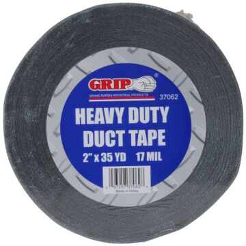 GRIP Polyethylene Backing Heavy Duty Duct Tape 2 in. x 35 yd 17 mil - Black
