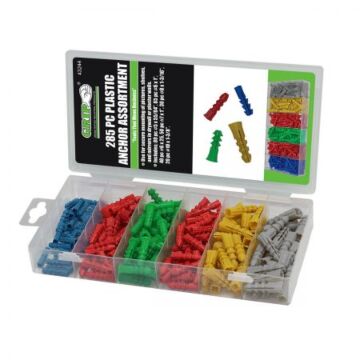 GRIP Plastic 285-Piece Anchor Assortment