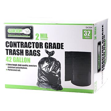 Contractor Trash Bag 42gal 32pk