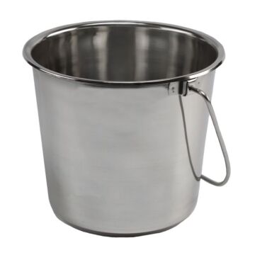 GRIP 4 gal Stainless Steel Bucket