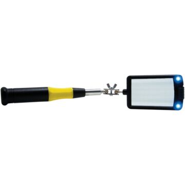 General Tools 2 In. x 3 In. Lighted Rectangular Inspection Mirror