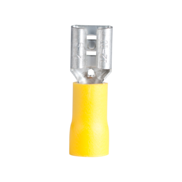 Gardner Bender #12-#10 AWG (5 mm²) Vinyl-Insulated Disconnect (0.25" Tab) - Female