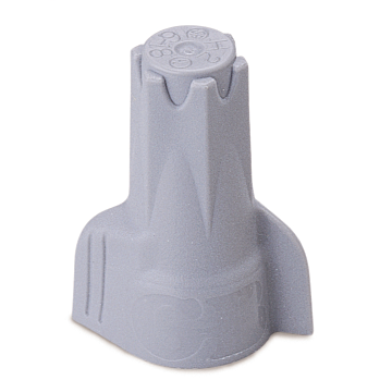 Gardner Bender Hex-Lok ULTRA, Hex Head Multi-Range Winged Twist-On Wire Connectors with Over-Torque Protection, Gray, #14-#6 AWG; 50/Crtn