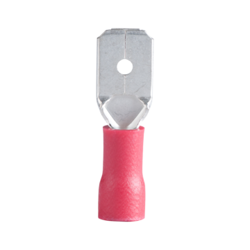 Gardner Bender #22-#16 AWG (1 mm²) Vinyl-Insulated Disconnect (0.25" Tab) - Male