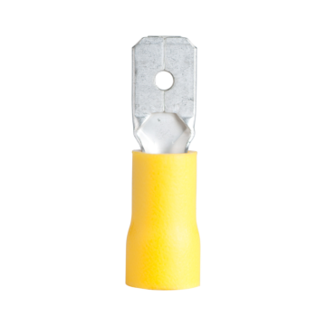 Gardner Bender #12-#10 AWG (5 mm²) Vinyl-Insulated Disconnect (0.25" Tab) - Male