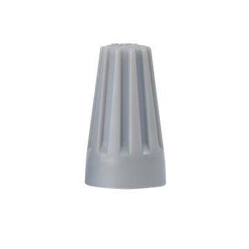 Gardner Bender WireGard High Performance Twist-on Wire Connector, Grey #22-#16 AWG (1 mm²); 25/Bag
