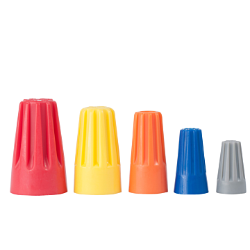 Gardner Bender Assorted WireGard, 3 Gray, 4 Blue, 6 Orange, 6 Yellow, 6 Red; 25/Bag