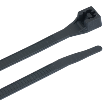 Gardner Bender 8" 75lb Black Cable Tie, 15pk