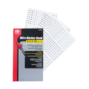 Gardner Bender Pocket Pack Wire Markers (A-Z, 1-90, symbols)