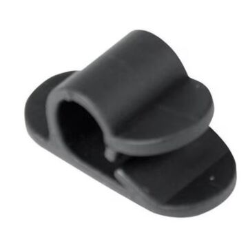 GB® 4.5 in Plastic Black Small Cable Clip