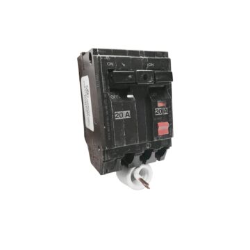 GE 20 A 120/240 V 10 kA at 120/240V GFCI Circuit Breaker
