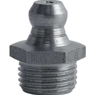 Huyett 1/8-28 BSPT 0.63 in Straight Grease Fitting
