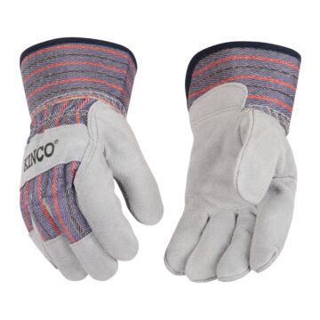 Kinco Kids' Suede Leather Palm Gloves - S