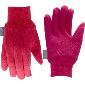 Child's Jersey Cotton Gloves Pnk