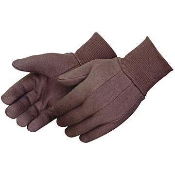 Liberty Safety Men's Jersey Work Gloves (Brown - 12pk) - L