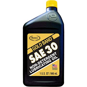 Warren Oil Gold Band Oil Non Det 30W Qt