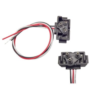 2-Pin and 3-Pin Tail and Marker Lights 3-Pin Straight Connector Plug