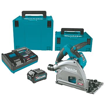 Makita 40V max XGT® Brushless Cordless 6-1/2" Plunge Circular Saw Kit, AWS® Capable (4.0Ah)