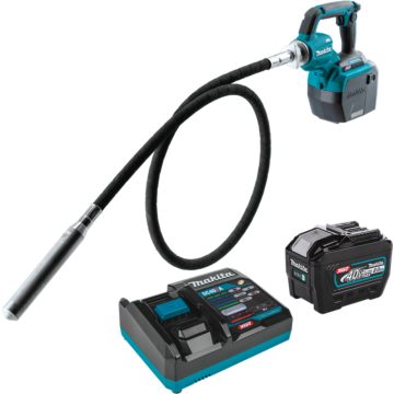 Makita 40V XGT 8 ft Concrete Vibrator Kit