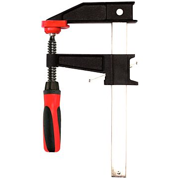 Bessey Tools Clutch Style Bar Clamp, 18 Inch Capacity 3-1/2 Inch Throat with 2K Handle