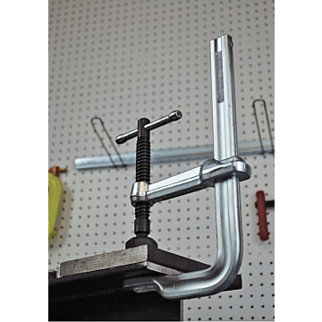 Bessey Tools classiX Series Clamp, 7-1/2 Inch Capacity 4-3/4 Inch Throat Depth, Heavy Duty Pad