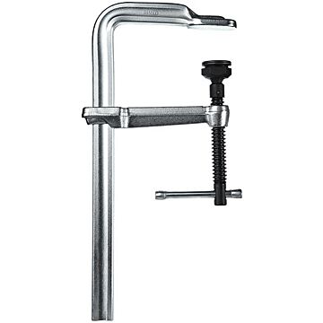 Bessey Tools classiX Series Clamp, 12 Inch Capacity 5-1/2 Inch Throat Depth, Heavy Duty Pad