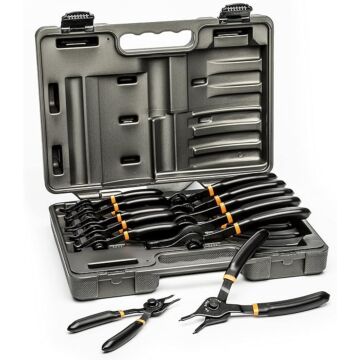 GearWrench 12 Pc. Fixed Tip Combination Snap Ring Pliers Set