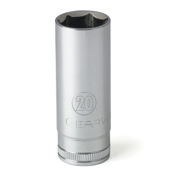GearWrench 3/8 Drive 6 Point Deep Metric Socket 20mm