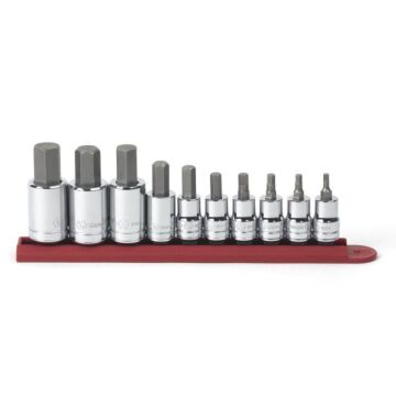 GearWrench 10 Pc. SAE Hex Bit Socket Set