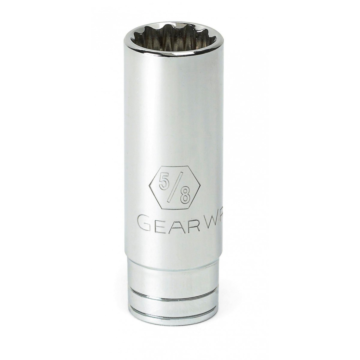GearWrench 3/8 Drive 6 Point Deep SAE Socket 1"
