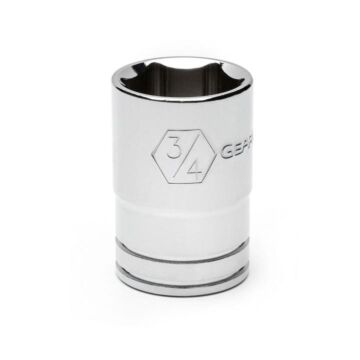 GearWrench 1/2" Drive 6 Point Standard SAE Socket 3/4"