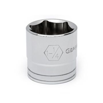 GearWrench 1/2" Drive 6 Point Standard SAE Socket 1-1/4"