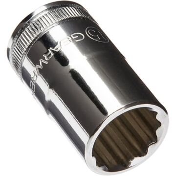 GearWrench 1/2" Drive 12 Point Standard Metric Socket 15mm