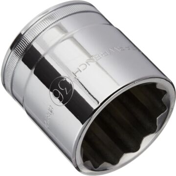 GearWrench 1/2" Drive 12 Point Standard Metric Socket 36mm