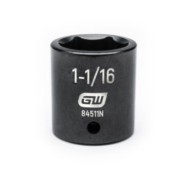 GearWrench 1/2" Drive 6 Point 1-1/16" Standard Impact Socket