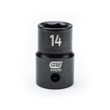 GearWrench 1/2" Drive 6 Point 14mm Standard Impact Socket