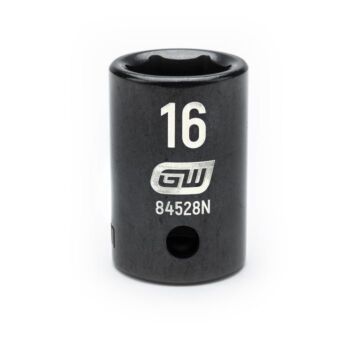 GearWrench 1/2" Drive 6 Point 16mm Standard Impact Socket