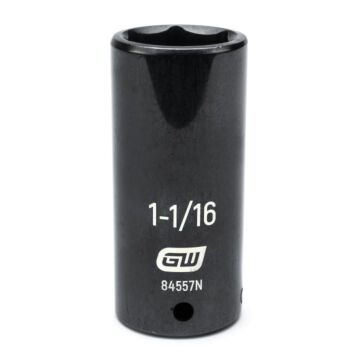 GearWrench 1/2" Drive 6 Point 1-1/16" Deep Impact Socket