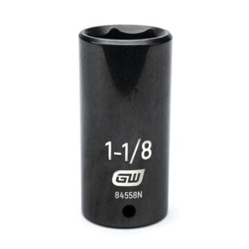 GearWrench 1/2" Drive 6 Point 1-1/8" Deep Impact Socket