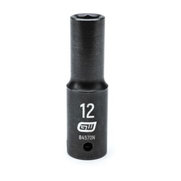 GearWrench 1/2" Drive 6 Point 12mm Deep Impact Socket