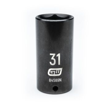 GearWrench 1/2" Drive 6 Point 31mm Deep Impact Socket