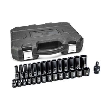 GearWrench 29 Pc. 3/8" Drive 6 Point Metric Standard/Deep Impact Socket Set