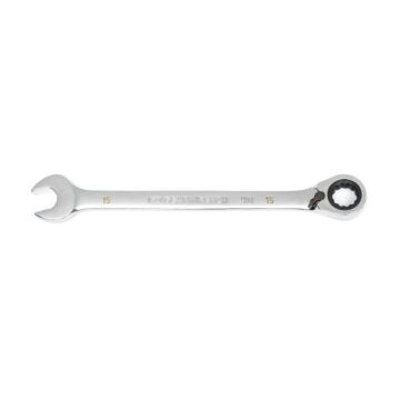 GearWrench 15mm Reversible Combination Ratcheting Wrench