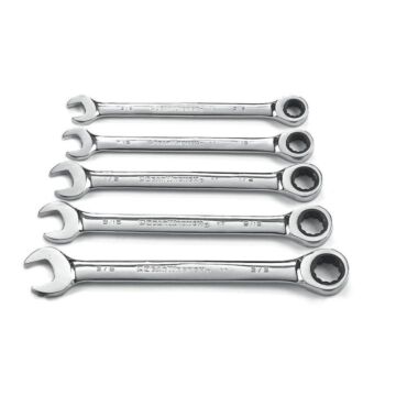 GearWrench 5 Pc. Combination Ratcheting Wrench Set SAE