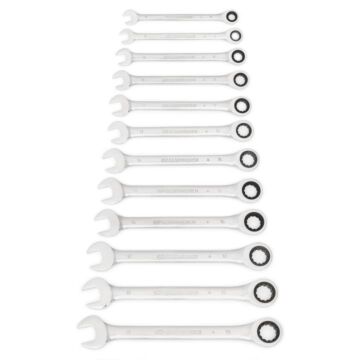 GearWrench 12 Pc. Combination Ratcheting Wrench Set Metric