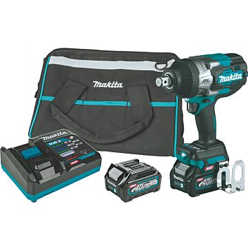 Makita 40V Max XGT 4‑Speed High‑Torque 3/4 in. Sq. Drive Impact Wrench Kit w/ Friction Ring Anvil (Kit)