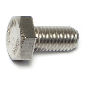10 mm - 1.50 x 20 mm Hex Head Bolt, Coarse Thread, Stainless Steel 