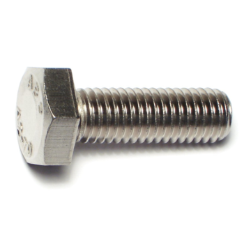 10 mm - 1.50 x 30 mm Hex Head Bolt, Coarse Thread, Stainless Steel 